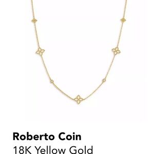 Roberto Coin 18K Yellow Gold Necklace Principessa